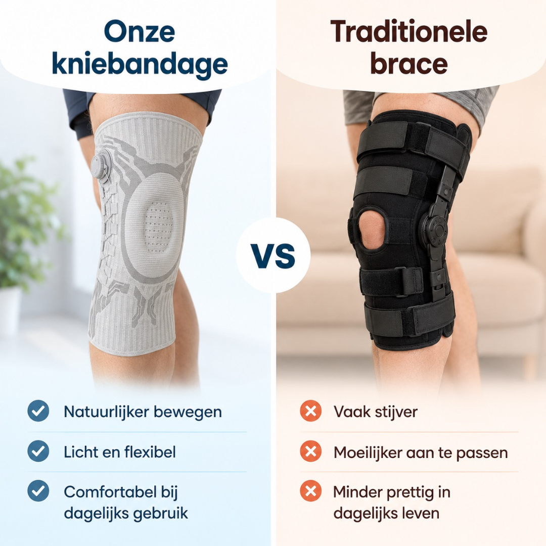 KnieSteun Pro | Verstelbare kniebrace voor meer zekerheid bij bewegen