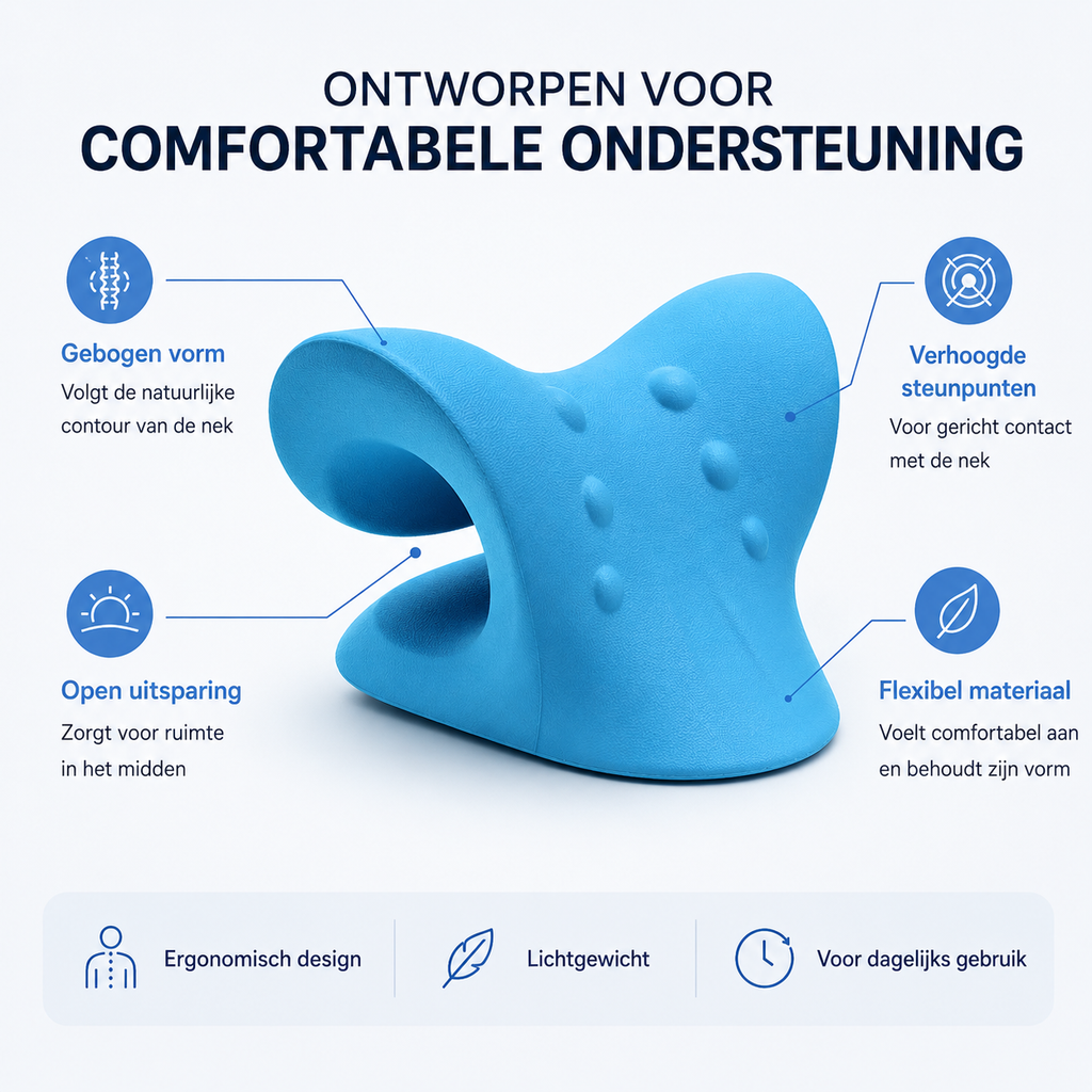NekSteun Pro | Comfortabele ondersteuning voor nek en schouders
