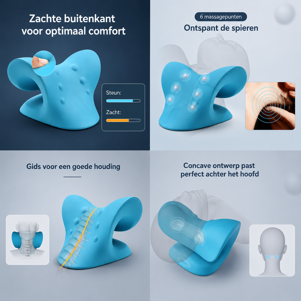NekSteun Pro | Comfortabele ondersteuning voor nek en schouders