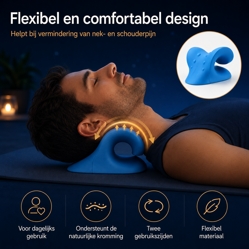 NekSteun Pro | Comfortabele ondersteuning voor nek en schouders
