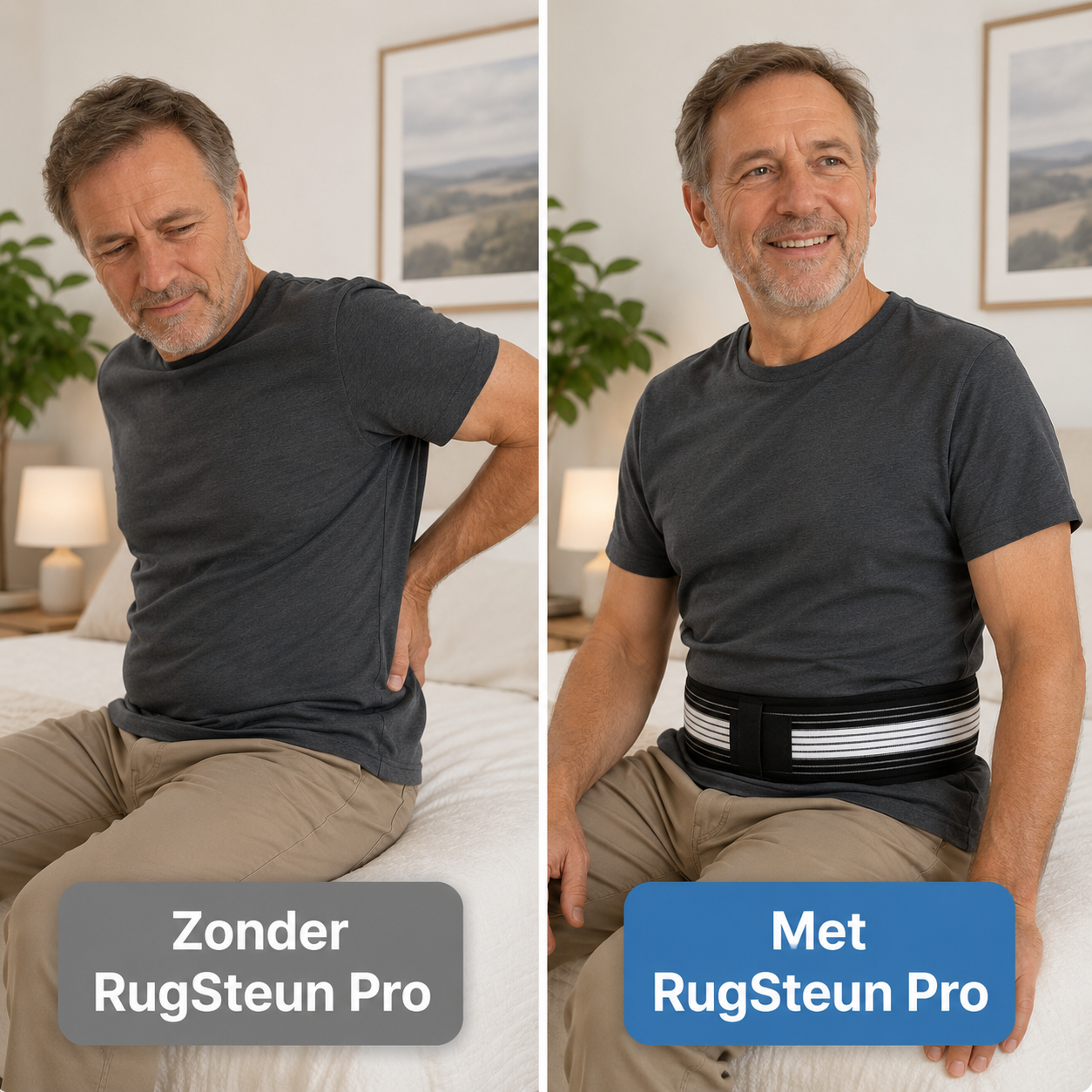 RugSteun Pro | Verstelbare steunband voor onderrug en bekken