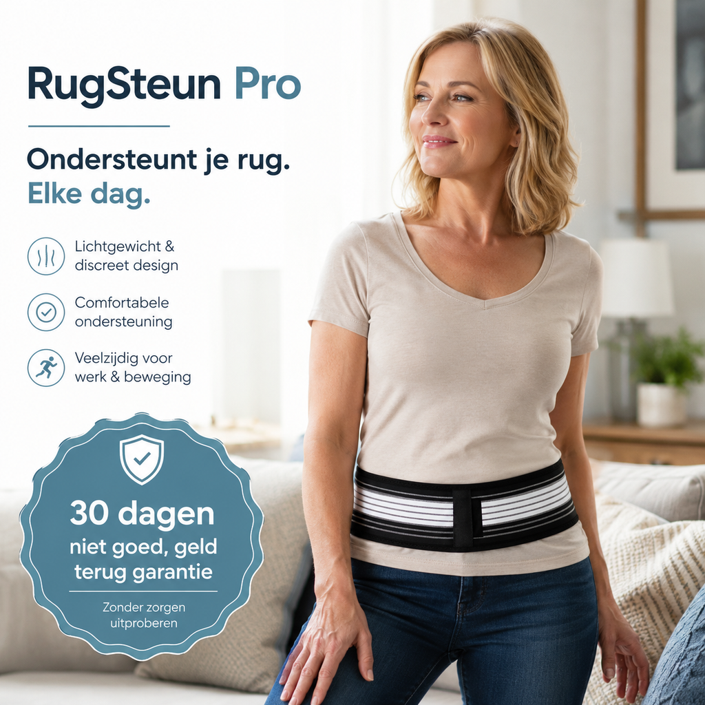 RugSteun Pro | Verstelbare steunband voor onderrug en bekken